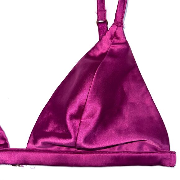 Victoria's Secret Pink and Purple Satin Bras - Picture 5 of 12
